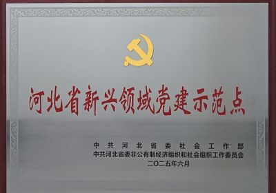 天成藥業總支部委員會被評為“河北省新興領域黨建示范點”